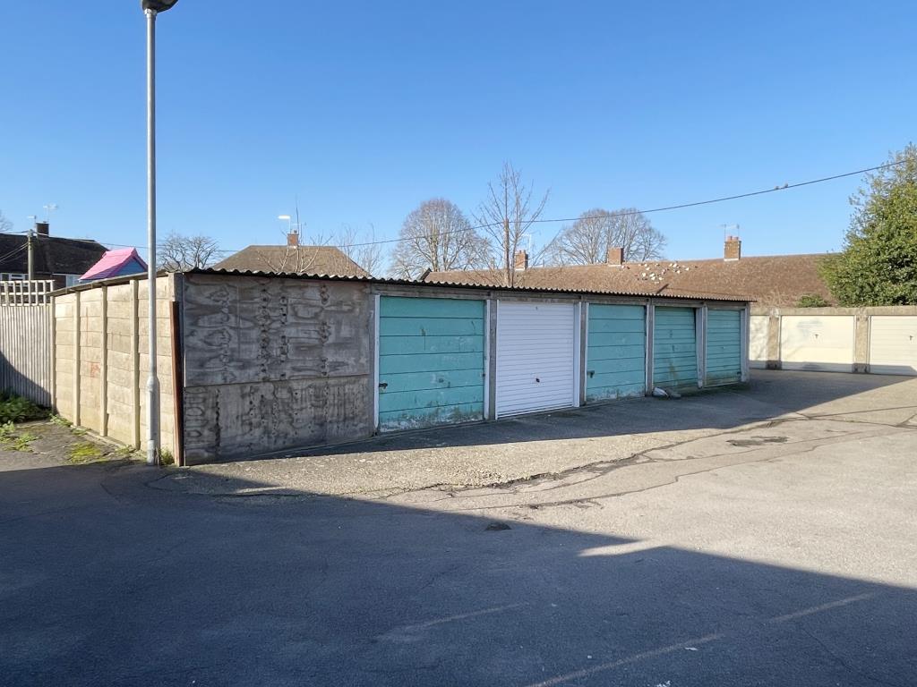 Lot: 65 - COMPOUND OF NINETEEN GARAGES AND LAND - Six of nineteen garages in village
